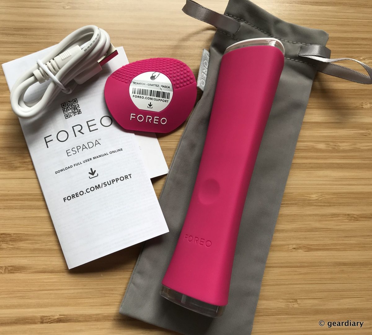 FOREO ESPADA Blue Light Acne Treatment Device Review GearDiary