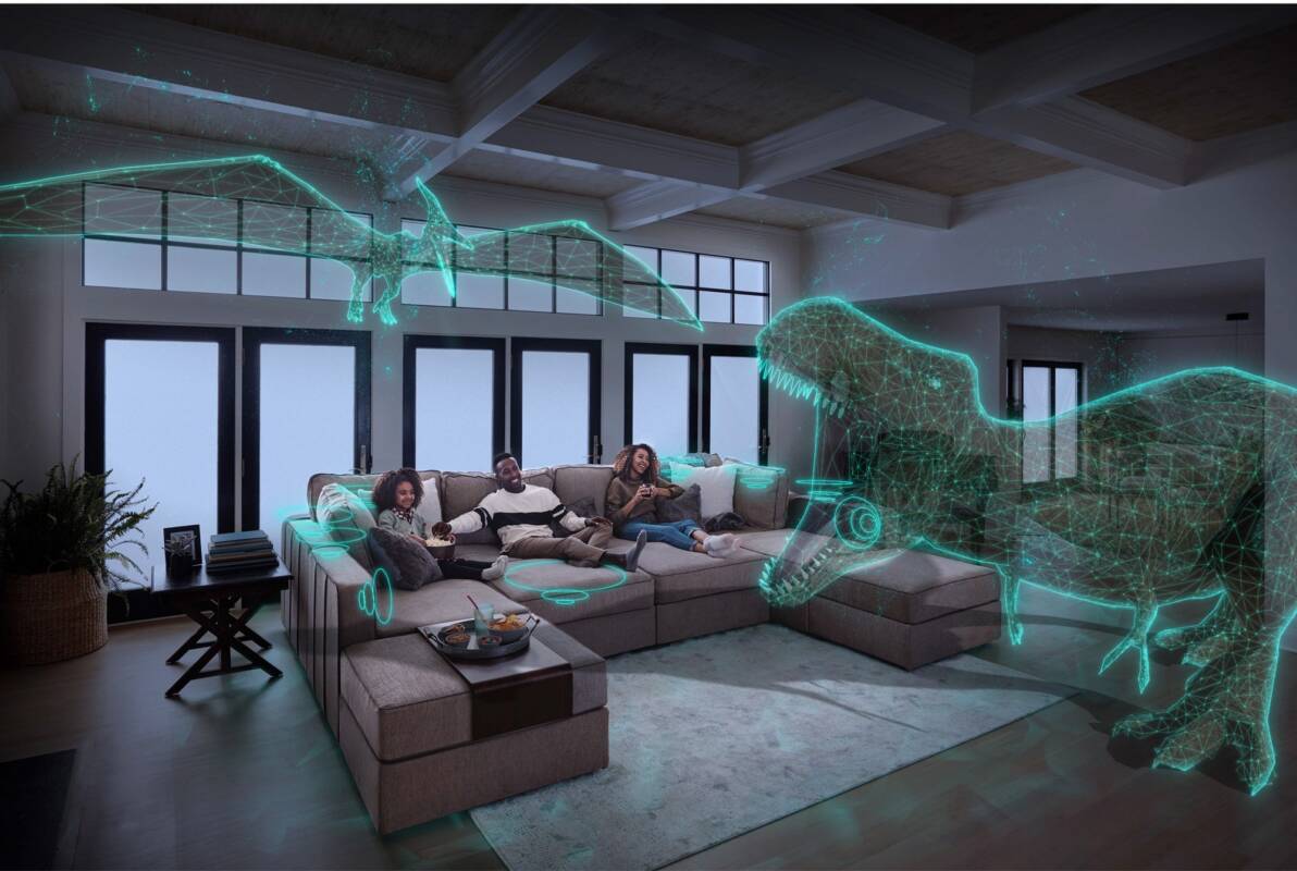 Lovesac Sactionals StealthTech Sound + Charge System Brings Invisible