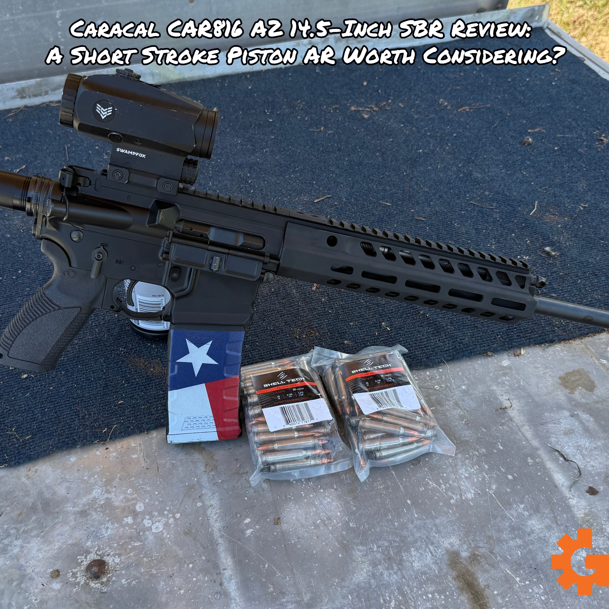 当時物 83-84 ASローマ（H）＃5 ファルカン M1727m Caracal CAR 816 A2 14.5-Inch SBR Review: A Short Stroke Piston AR