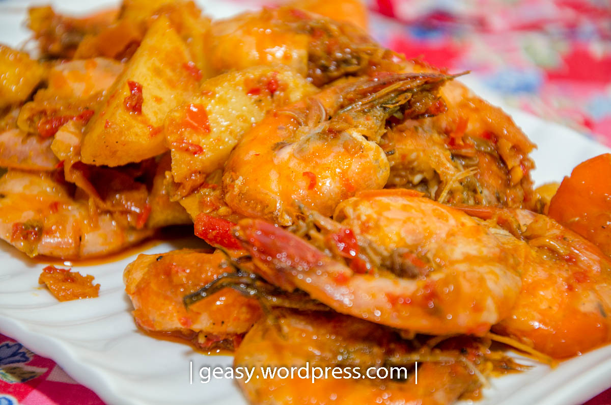 udang kentang balado