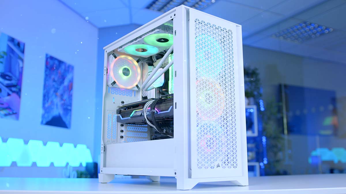 Build A Stunning All White RTX 3070Ti Gaming PC Build 49 OFF 3070 Suprim Build Feature Image 