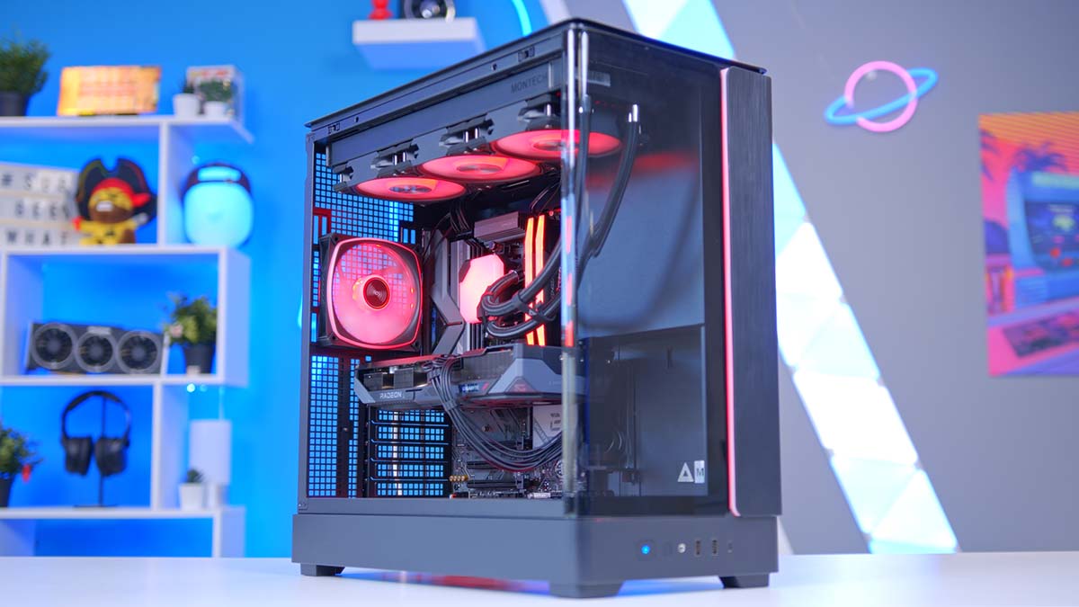 Building An Affordable 4K Gaming PC In 2026 GeekaWhat FI DM86 Montech King 45 Pro RX 9070 