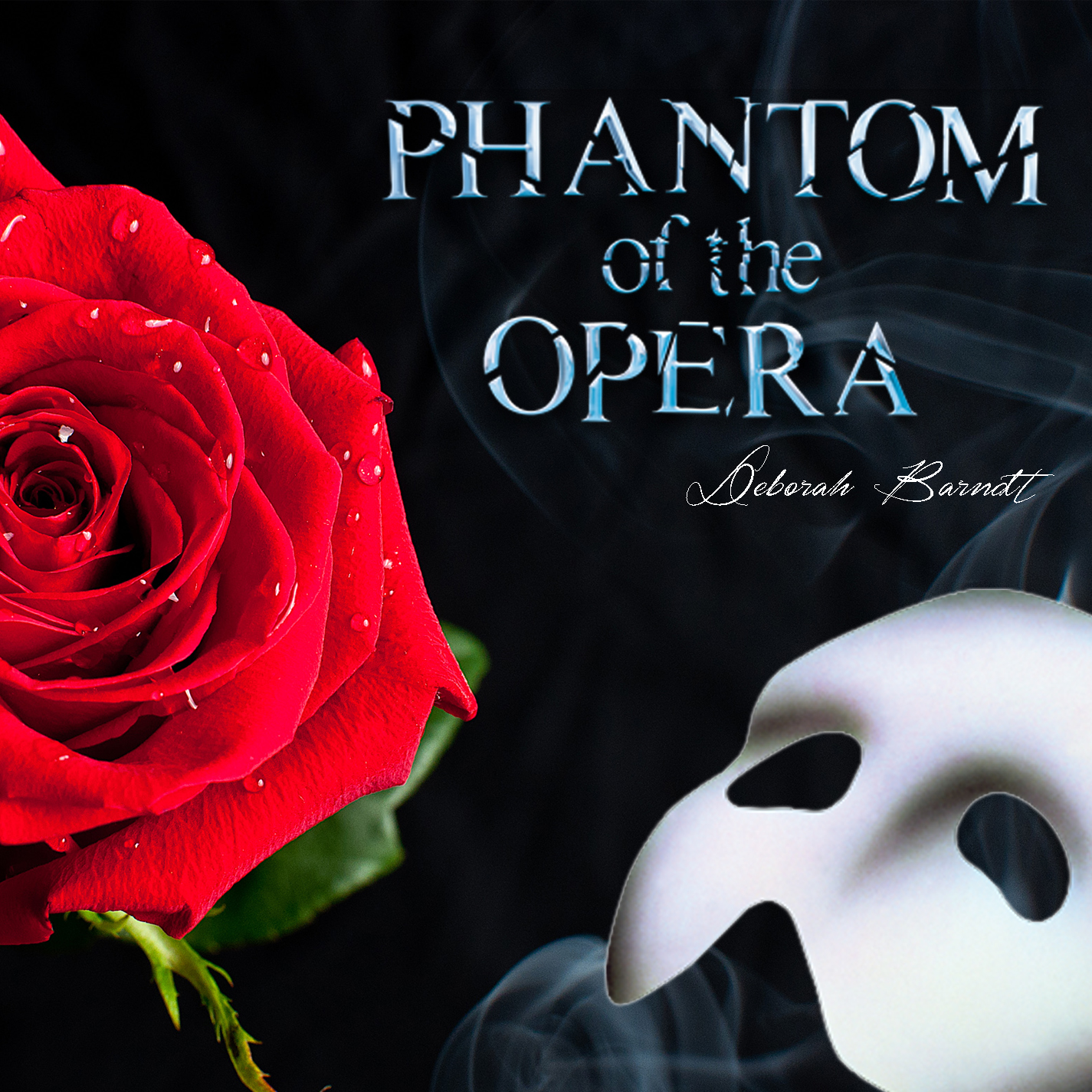 CD cover design mockup for Phantom of the Opera in spring 2014.