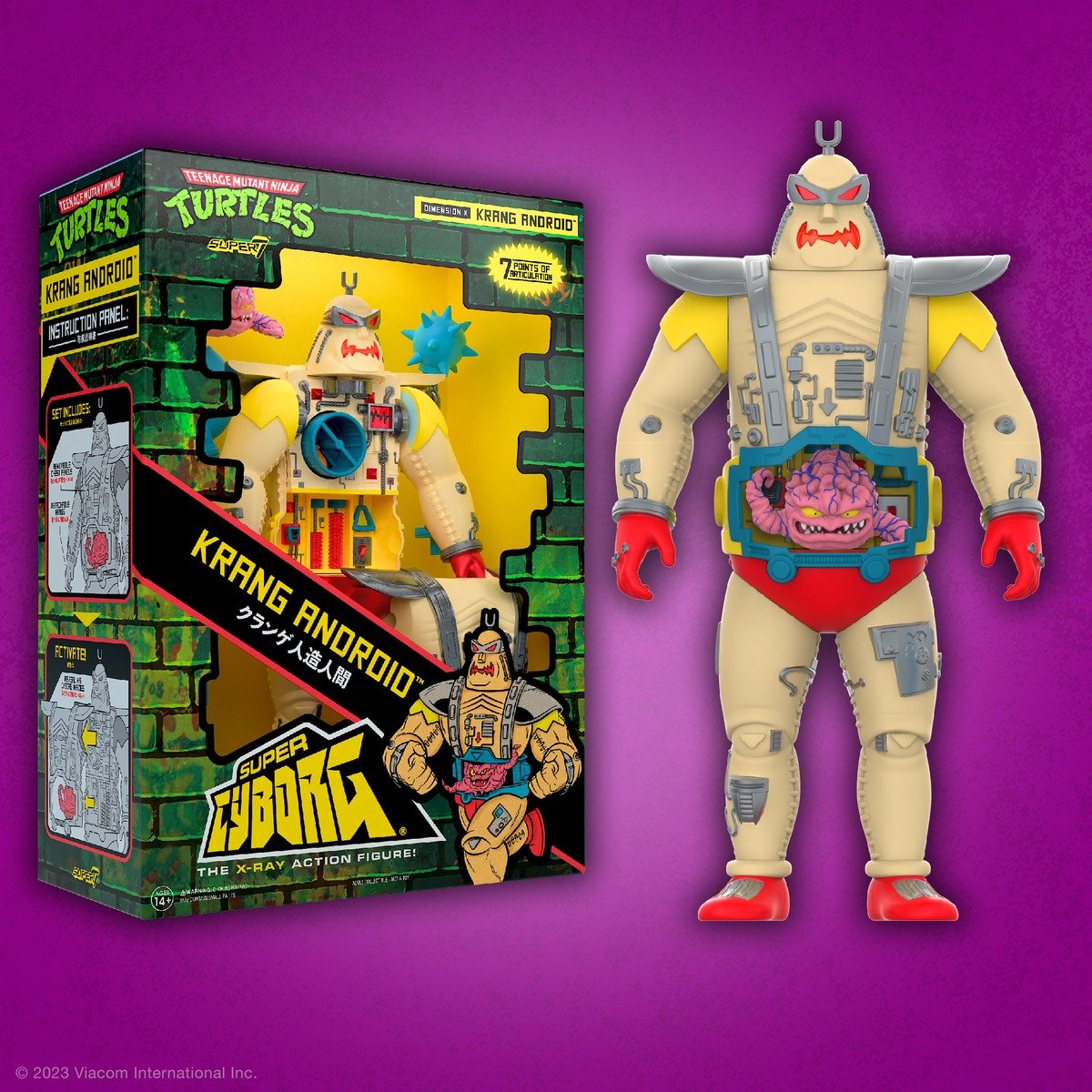 最終値引き　タートルズ　Krang's Android Body Teenage Mutant Ninja Turtles BST AXN XL Krang with Android Body