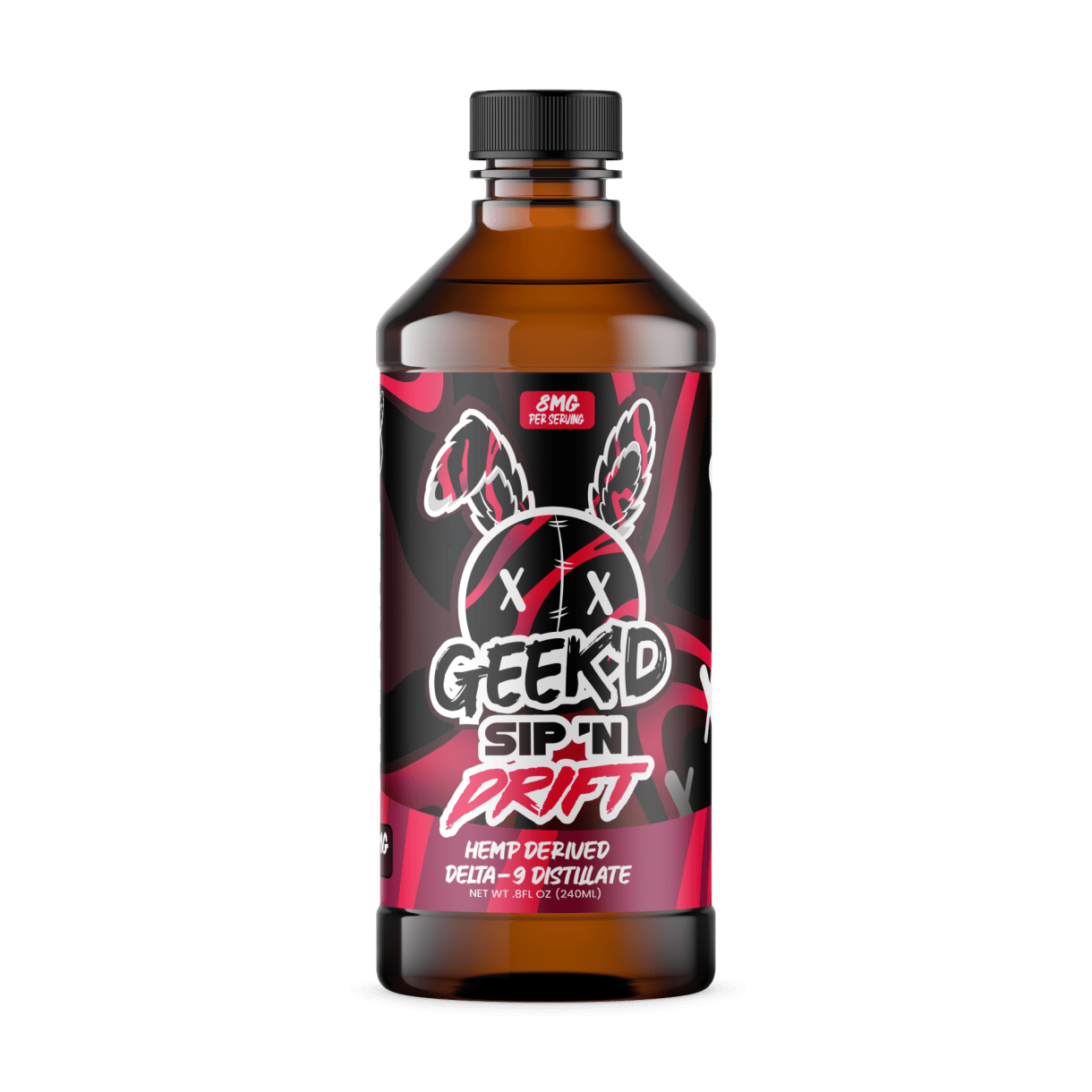 GEEK'D EXTRACTS- SIP 'N DRIFT - CRAN RAZZ - DELTA 9 DISTILLATE