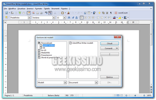 Gratuito immagini Libreoffice Come Cambiare Il Modello Predefinito Di Writer aggiornato saluti