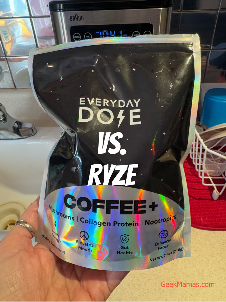 RYZE vs. Everyday Dose Mushroom Coffee Which is Better? - Geek Mamas