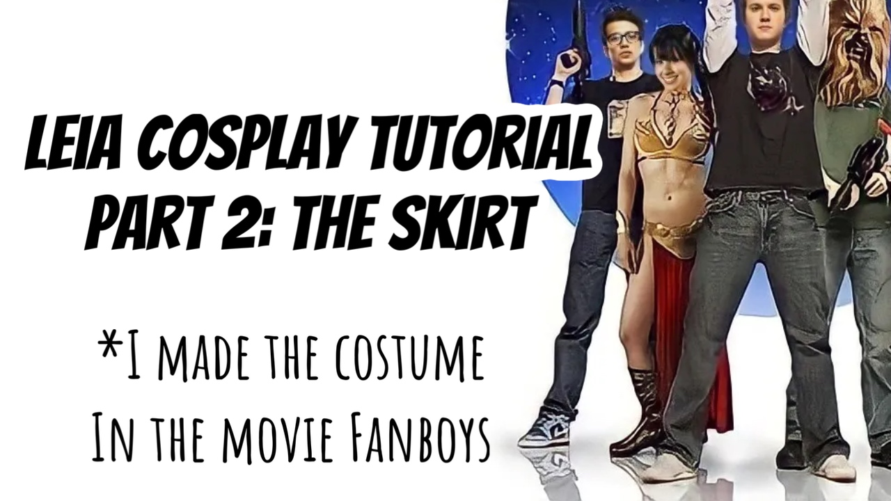 slave leia cosplay tutorial part 2