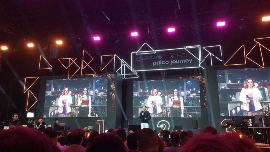 gamescom latam countdown - Palco Journey com Tiago Leifert