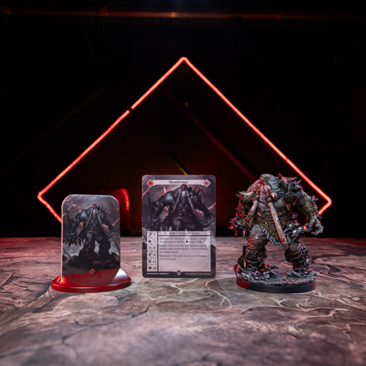 Malediction Thundersteps - Card + Standee + Mini