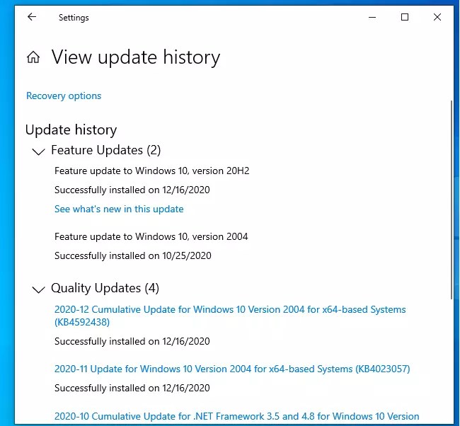 How to see Installed Updates in Windows 10 Geek Rewind