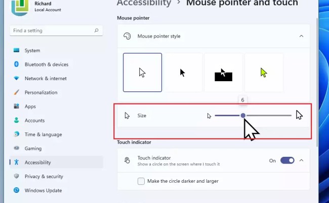 Change Mouse Pointer Size And Color In Windows 11 - Geek Rewind