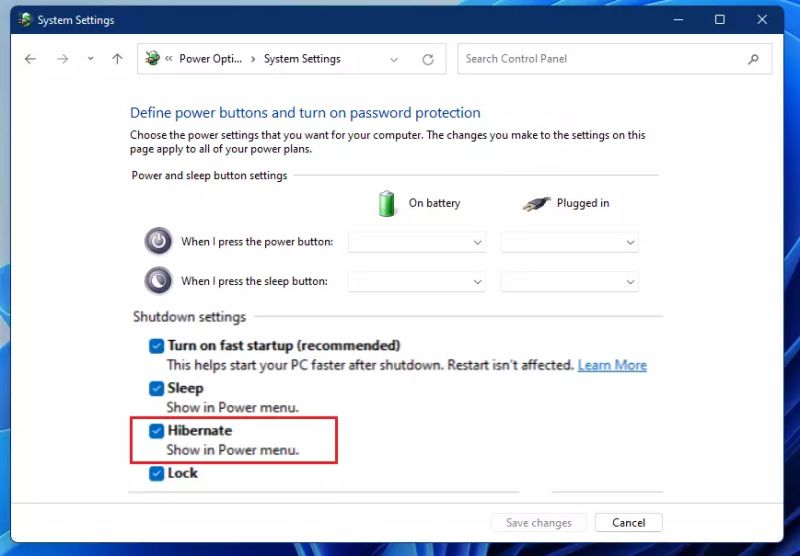 Enable Hibernate Mode in Windows 11 - Geek Rewind