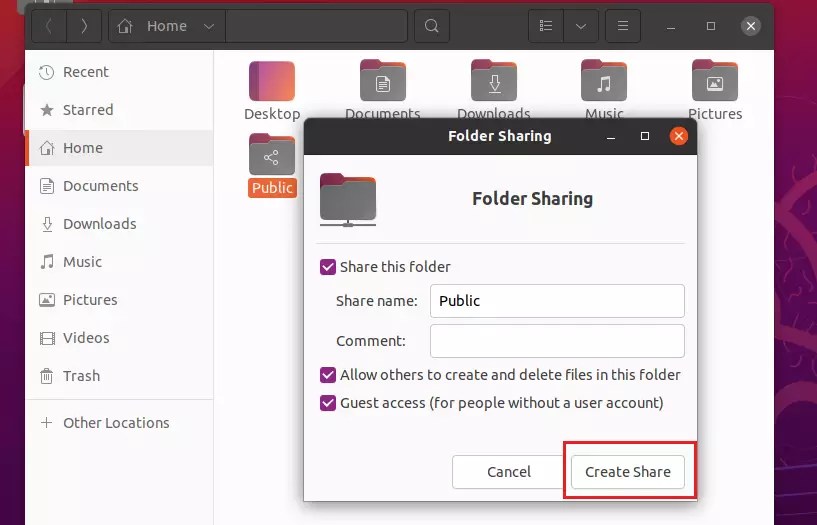 Sharing a Public Folder on Ubuntu with Windows 11 Geek Rewind