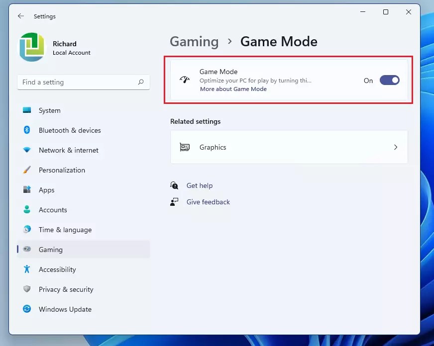 Turn On/Off Game Mode Windows 11 Guide Geek Rewind