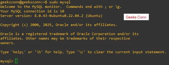 Command Line MySQL Client