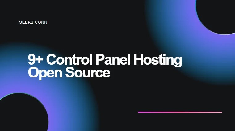 Control Panel Hosting Open Source
