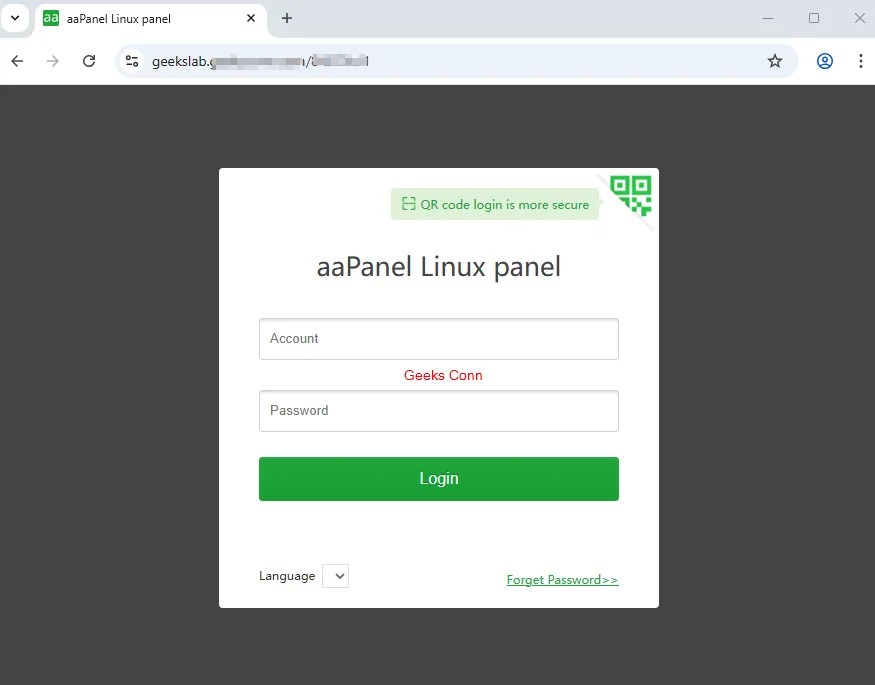 Link Akses aaPanel Subdomain dengan https