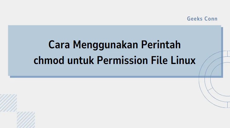 Perintah chmod Linux