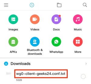 File Default Configuration WireGuard