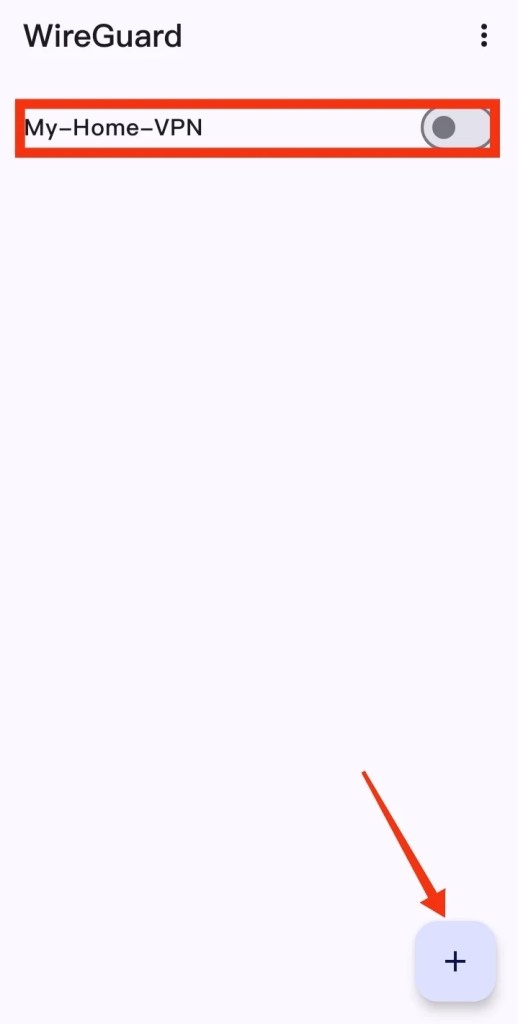 Import File Config WireGuard Client Android