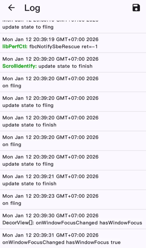Log WireGuard Android