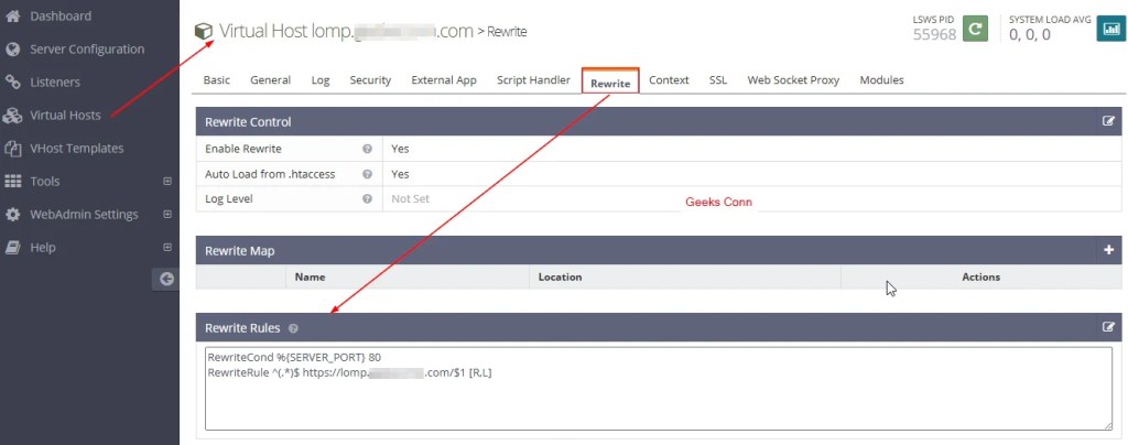 Rewrite http ke https