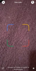 Scan QR Code Google Authenticator