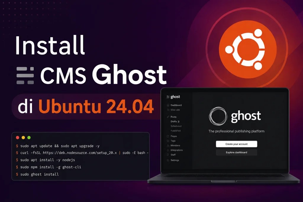 Install CMS Ghost Ubuntu 24.04