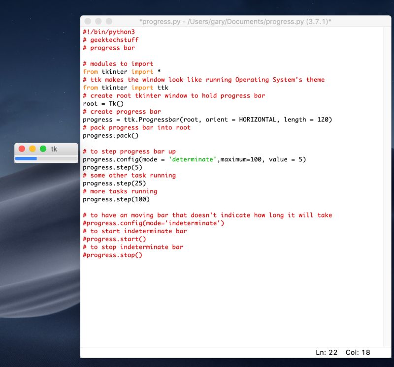 Creating A Progress Bar Python Geektechstuff - Incredible Sunset Image - Full HD