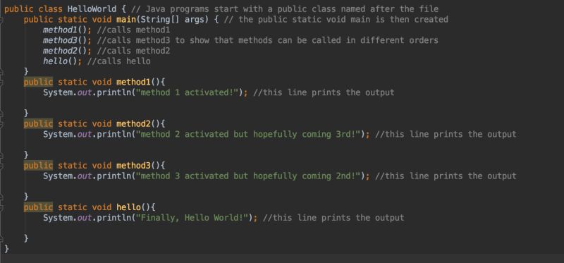 Creating And Using Java Methods Parameters And Return Values - Full HD Space Designs for Desktop