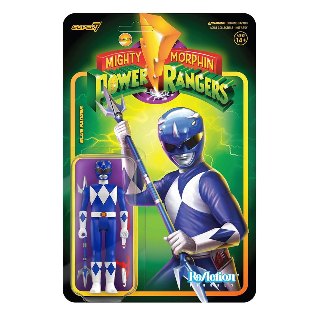 Figurine Power Rangers – Ranger Rose – Super7 ReAction – Neuve Sous Blister