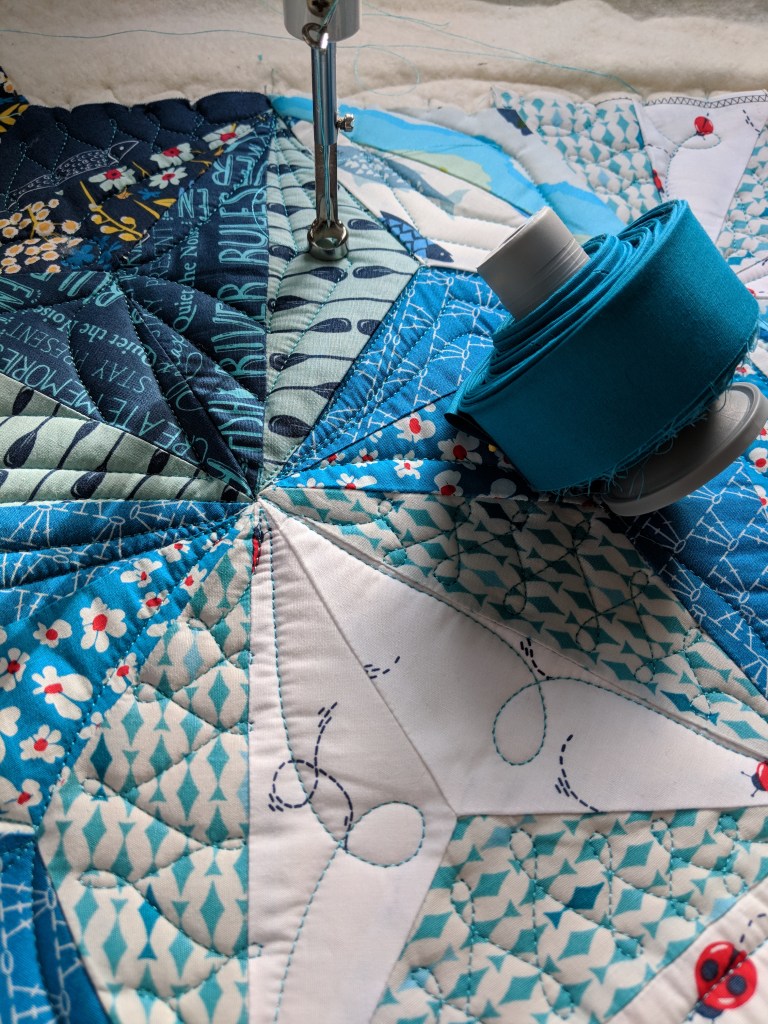 How many ways can you bind a quilt? the geeky bobbin