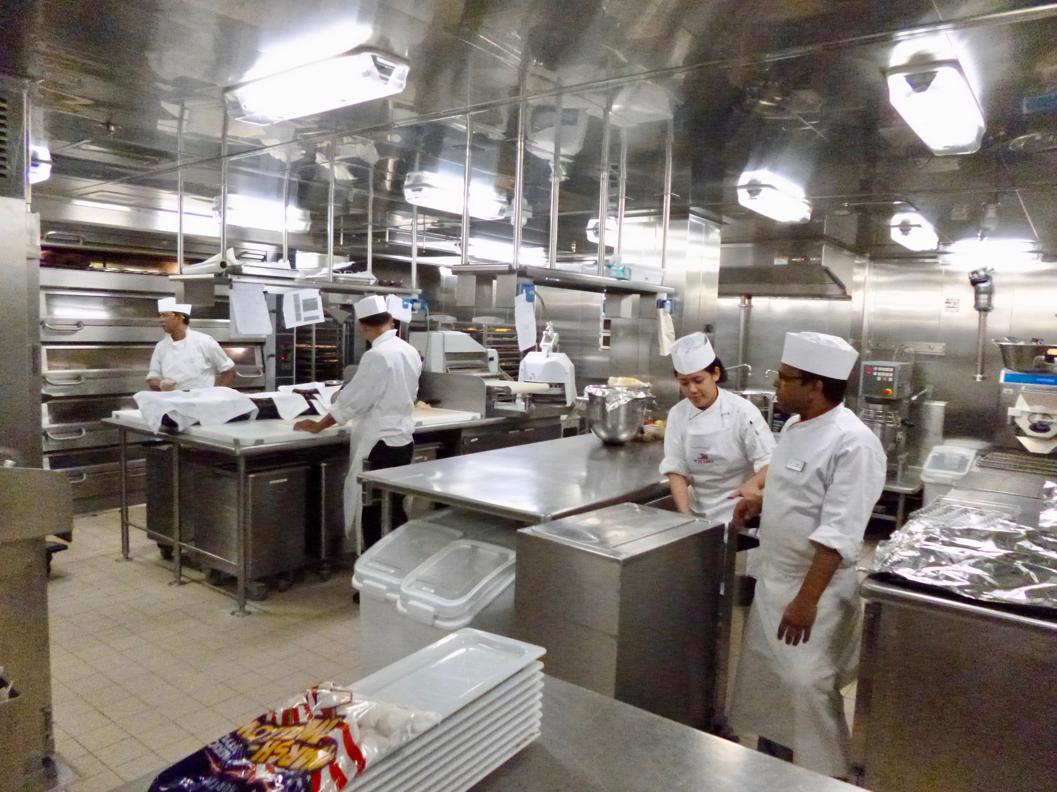 Main Galley on Viking Sun - February 6, 2019.