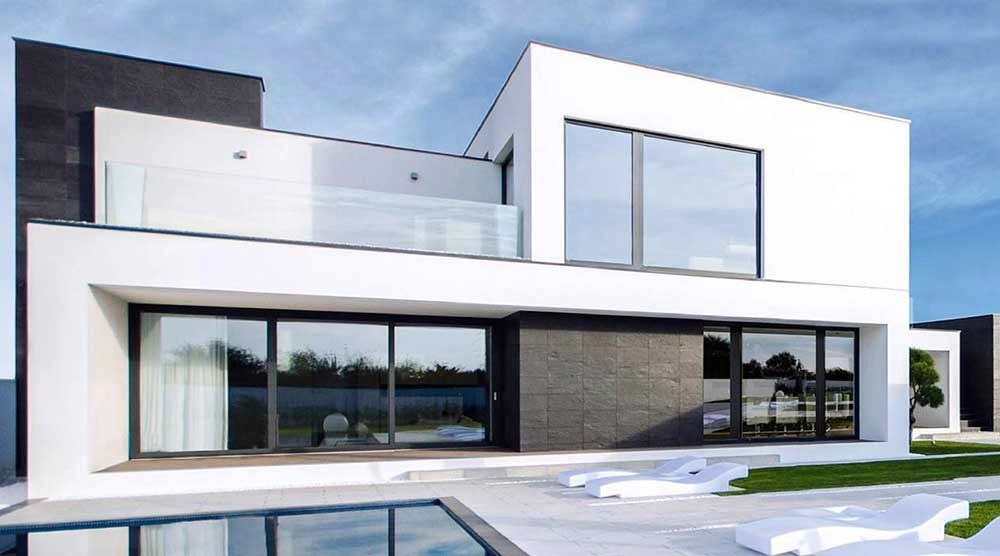 Energiesparhauser Holzhaus Mit Grossen Fensterfronten Schoner Wohnen