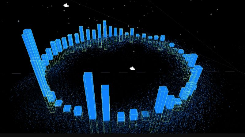 Github L1ve4code 3d Music Visualizer 3d Visualization Of Music Using - Professional City Picture - Full HD