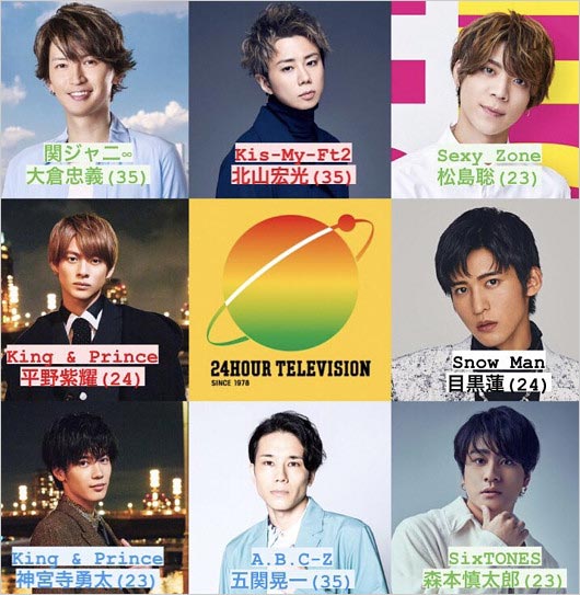 今年も24時間テレビの放送内定 ウシシ8をメインパーソナリティー起用 ジャニーズの年男ユニットが有力候補か 今日の最新芸能ゴシップニュースサイト 芸トピ 今年も24時間テレビの放送内定 ウシシ8をメインパーソナリティー起用 ジャニーズの年男ユニットが有力候補か 今日の最新芸能ゴシップニュースサイト 芸トピ