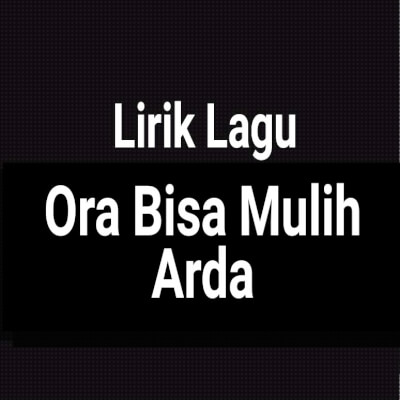 Maaf ya bila masih ada kesalahan maklum baru mulai ngedit lg. Lirik Lagu Ora Bisa Mulih By Arda Dan Terjemahan Gejag