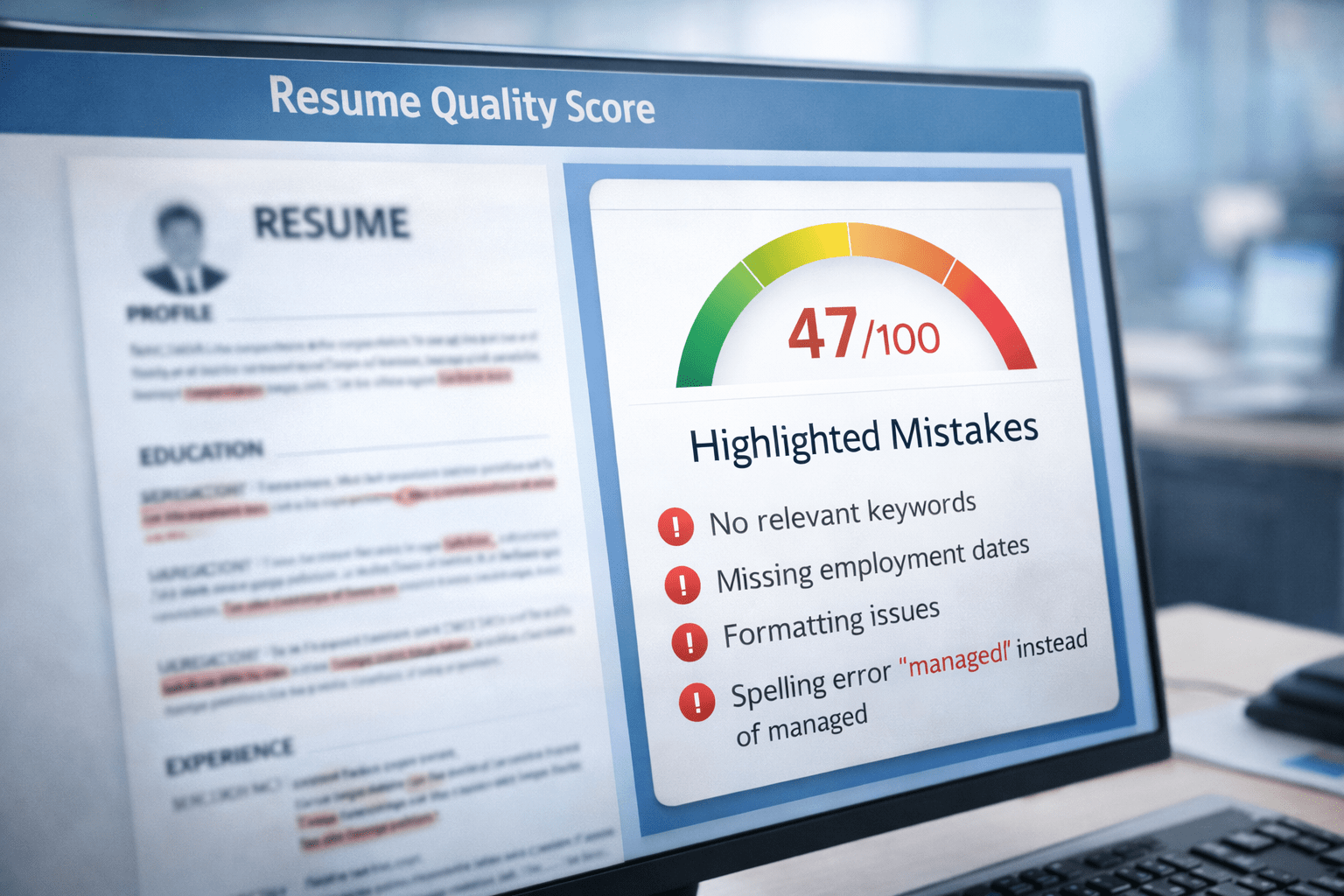 Resume Score Preview