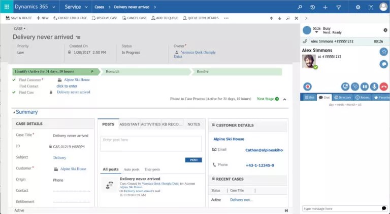 CRM Call Center GEM365
