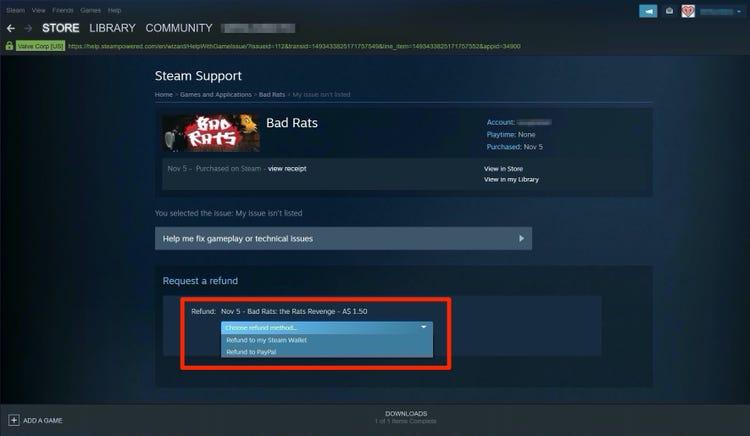 Best Ways How To Refund A Game On Steam Update 06 2026 Refund Game Steam 