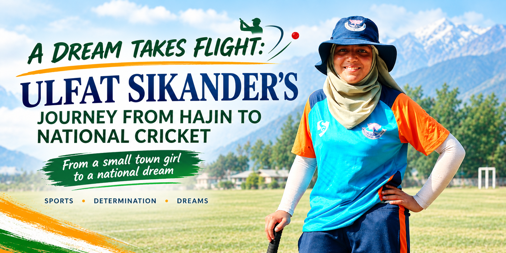 A DREAM TAKES FLIGHT: ULFAT SIKANDER’S JOURNEY FROM HAJIN TO NATIONAL CRICKET