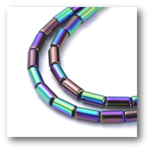 Alternative view of Glass Tubes Multi-Colored 5x2.5mm (1 strand)