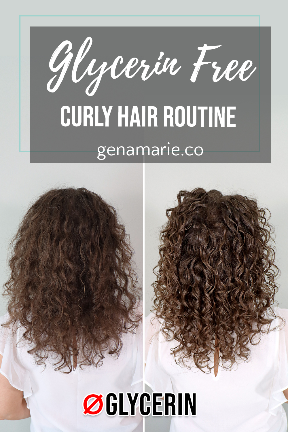 Glycerin Free Curly Hair Routine