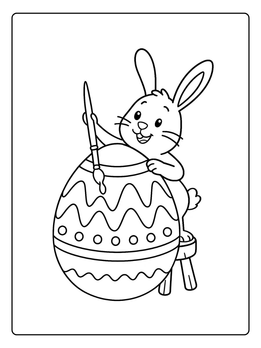 Free Easter 2026 Coloring Pages PDF To Print GenColoring Easter 2026 Coloring Pages 3.webp