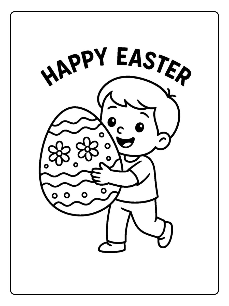 Free Easter 2026 Coloring Pages PDF To Print GenColoring Easter 2026 Coloring Pages 8.webp