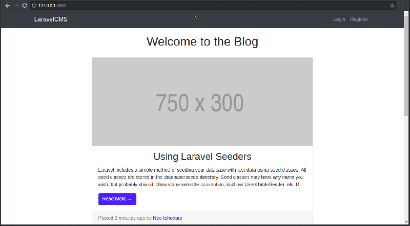 Build A Cms With Laravel And Vue Part 1 Setting Up - Best Geometric Images in Desktop