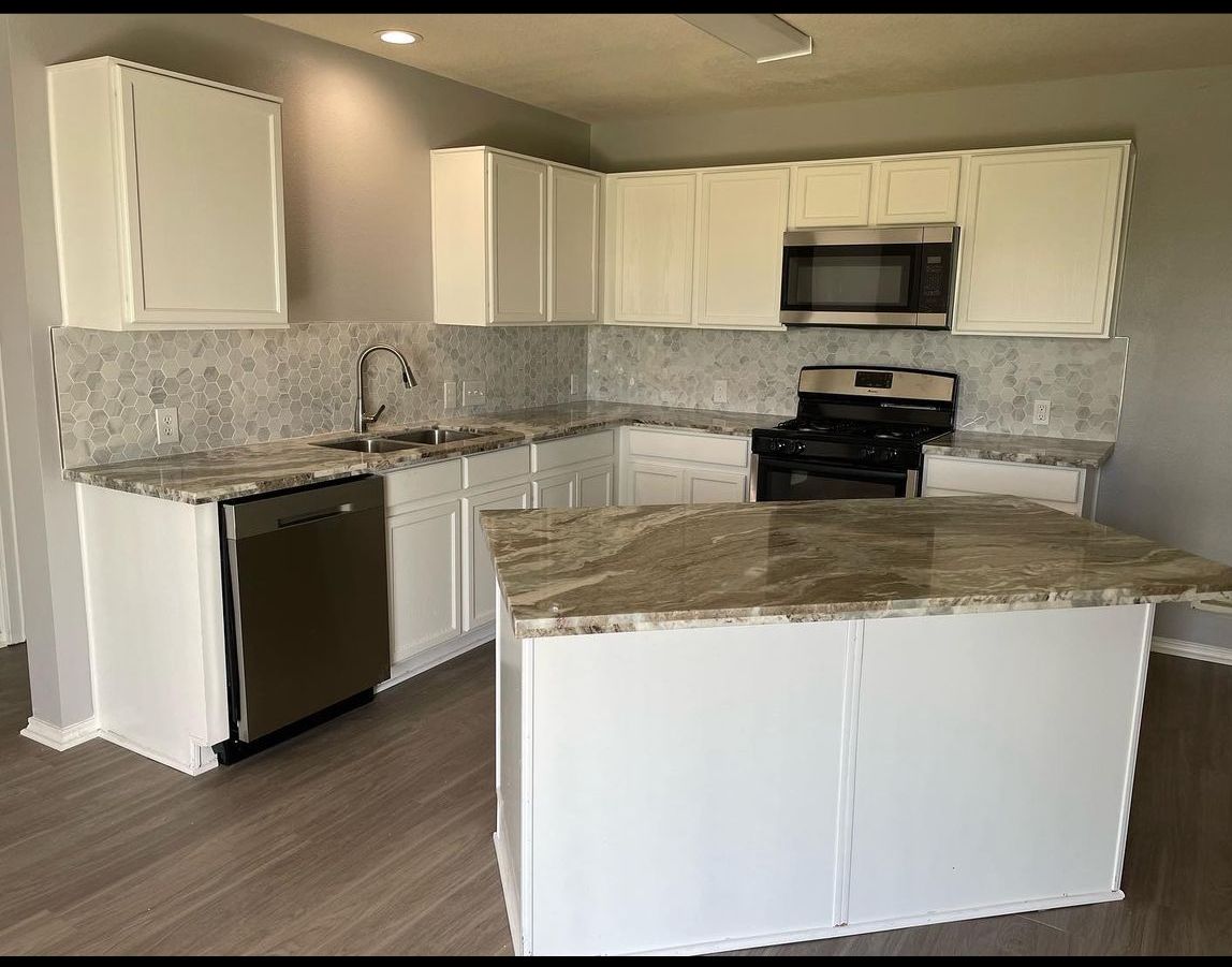 Kitchen remodeling (cabinets, backsplash, counter top, faucets and appliance) Perland