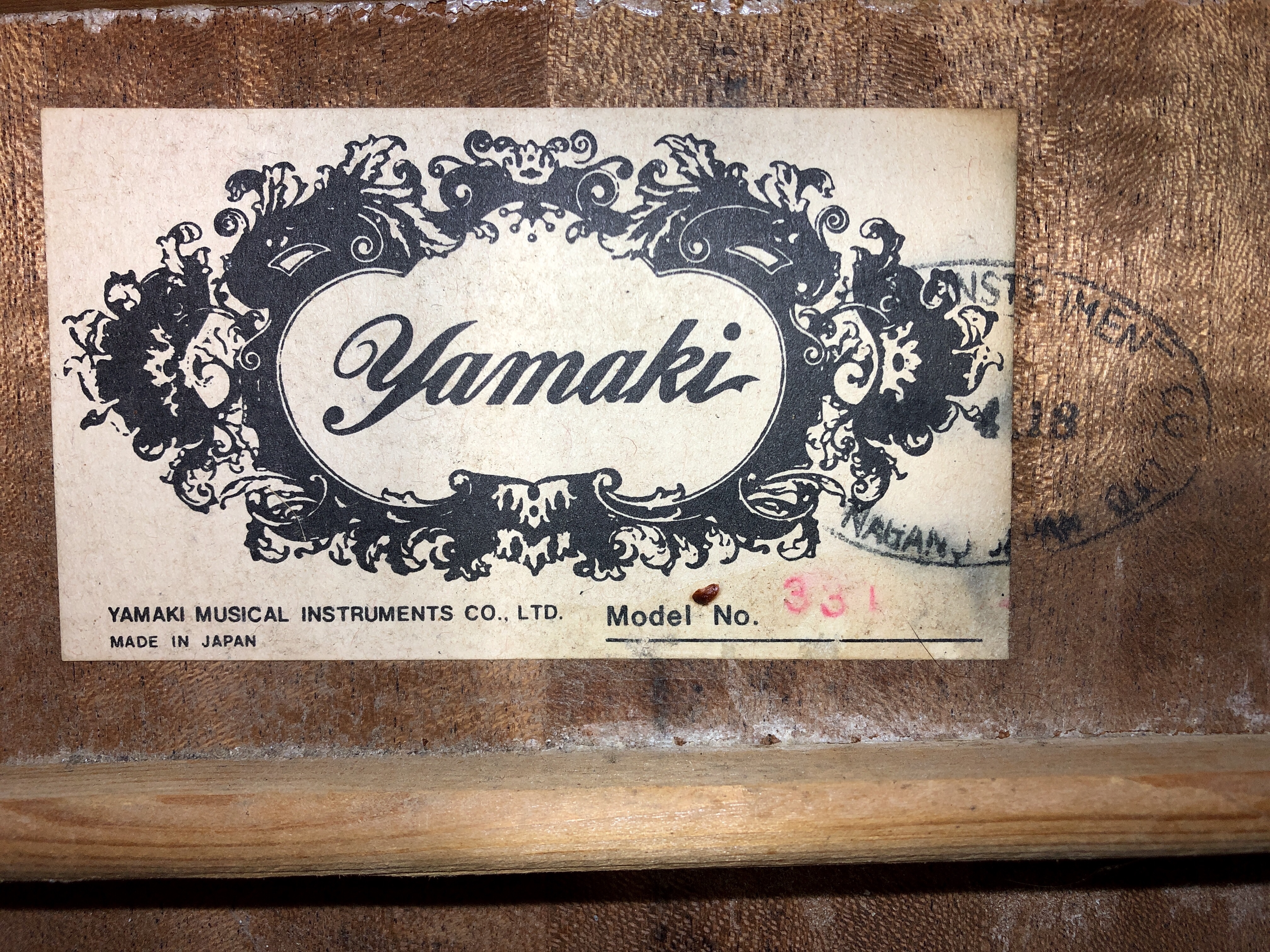 Vintage Yamaki Deluxe 331 (Martin D18 copy) – General Guitar Works