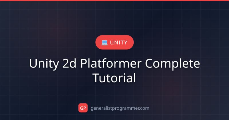 Unity 2d Platformer Complete Tutorial Step By Step Game Development - Minimal Images - Elegant 4K Collection